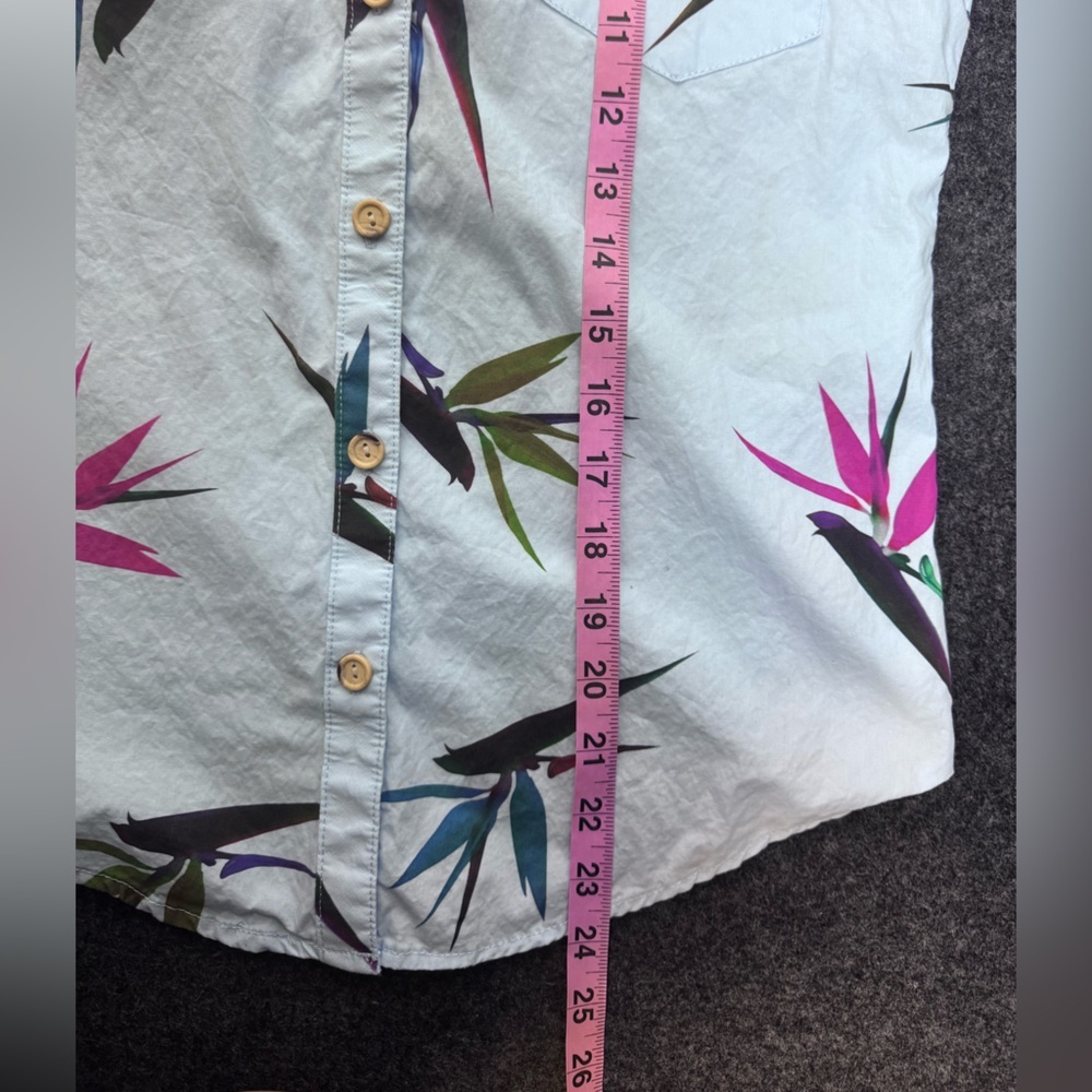 Roberta Oaks Button Down Shirt Blue XS - Picture 6 of 7
